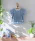 Kids 和ニットTシャツ 麻の葉模様(全2色)S・M(+¥100)・L(+¥200)
